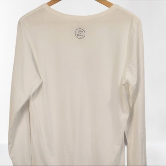 ☆Life is good☆ "Rain or Shine" Womens Long Sleeve Tee - Picture 6 of 8